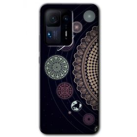Xiaomi Mi Mix 4 Gezegen Döngüsü Baskılı Uyumlu Silikon Kılıf