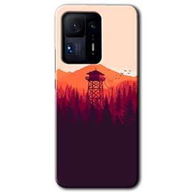 Xiaomi Mi Mix 4 Gözlem Kulesi Baskılı Uyumlu Silikon Kılıf