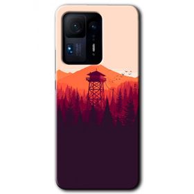 Xiaomi Mi Mix 4 Gözlem Kulesi Baskılı Uyumlu Silikon Kılıf