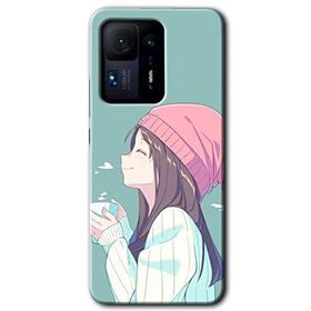 Xiaomi Mi Mix 4 Happy Girl Baskılı Uyumlu Silikon Kılıf