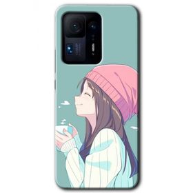 Xiaomi Mi Mix 4 Happy Girl Baskılı Uyumlu Silikon Kılıf
