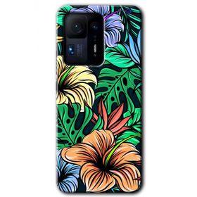 Xiaomi Mi Mix 4 Hibiscus Flowers Baskılı Uyumlu Silikon Kılıf