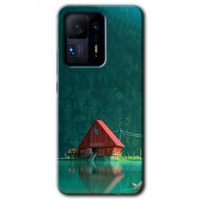 Xiaomi Mi Mix 4 House In Woods Baskılı Uyumlu Silikon Kılıf