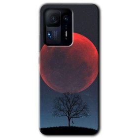 Xiaomi Mi Mix 4 Kanlı Ay Baskılı Uyumlu Silikon Kılıf
