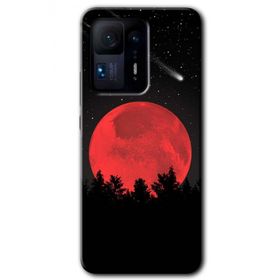 Xiaomi Mi Mix 4 Kanlı Ay Baskılı Uyumlu Silikon Kılıf
