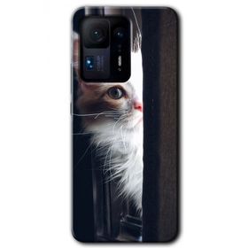 Xiaomi Mi Mix 4 Kedi Bakışı Baskılı Uyumlu Silikon Kılıf