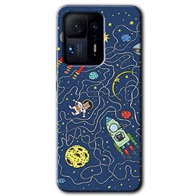Xiaomi Mi Mix 4 Kedi Galaksi Baskılı Uyumlu Silikon Kılıf
