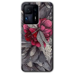 Xiaomi Mi Mix 4 kelebek Ömrü Baskılı Uyumlu Silikon Kılıf