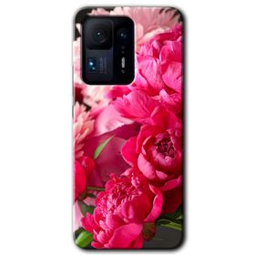 Xiaomi Mi Mix 4 Kırmızı Beyaz Gül Baskılı Uyumlu Silikon Kılıf