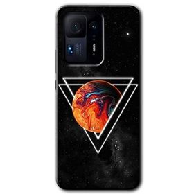 Xiaomi Mi Mix 4 Kızıl Gezegen Baskılı Uyumlu Silikon Kılıf