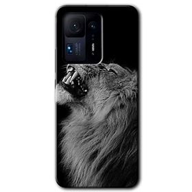 Xiaomi Mi Mix 4 Lion Baskılı Uyumlu Silikon Kılıf