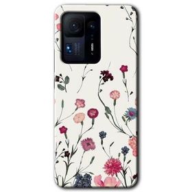 Xiaomi Mi Mix 4 Mat Çiçek Baskılı Uyumlu Silikon Kılıf