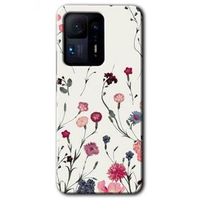 Xiaomi Mi Mix 4 Mat Çiçek Baskılı Uyumlu Silikon Kılıf