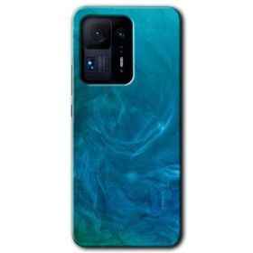 Xiaomi Mi Mix 4 Mavi Aura Baskılı Uyumlu Silikon Kılıf