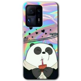 Xiaomi Mi Mix 4 Milkshake Panda Baskılı Uyumlu Silikon Kılıf