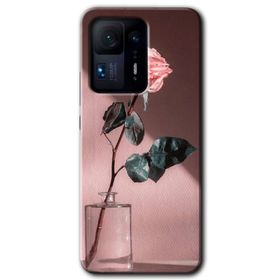 Xiaomi Mi Mix 4 Retro Gül Baskılı Uyumlu Silikon Kılıf