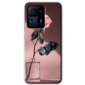 Xiaomi Mi Mix 4 Retro Gül Baskılı Uyumlu Silikon Kılıf