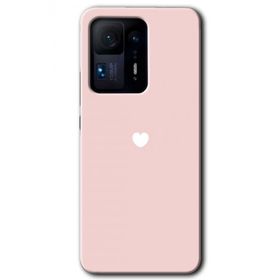 Xiaomi Mi Mix 4 Sade Kalp Baskılı Uyumlu Silikon Kılıf