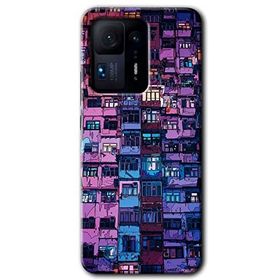 Xiaomi Mi Mix 4 Şehir Görünümü Baskılı Uyumlu Silikon Kılıf