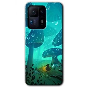 Xiaomi Mi Mix 4 Silhoutte Dropss Baskılı Uyumlu Silikon Kılıf