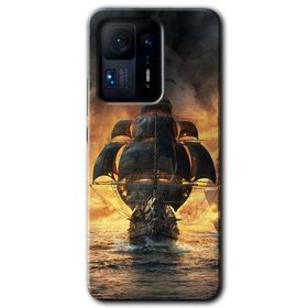 Xiaomi Mi Mix 4 Siyah İnci Baskılı Uyumlu Silikon Kılıf