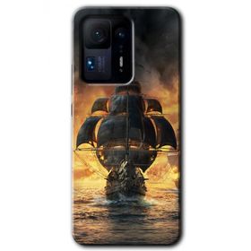 Xiaomi Mi Mix 4 Siyah İnci Baskılı Uyumlu Silikon Kılıf