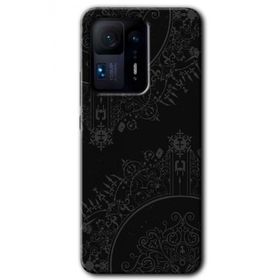 Xiaomi Mi Mix 4 Siyah Mandala Baskılı Uyumlu Silikon Kılıf
