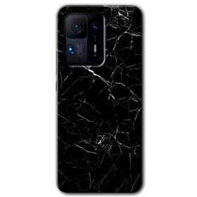 Xiaomi Mi Mix 4 Siyah Mermer Baskılı Uyumlu Silikon Kılıf