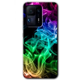 Xiaomi Mi Mix 4 Smoke Colorful Baskılı Uyumlu Silikon Kılıf
