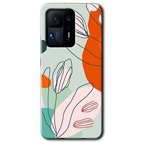 Xiaomi Mi Mix 4 Vektör Çiçekler Baskılı Uyumlu Silikon Kılıf