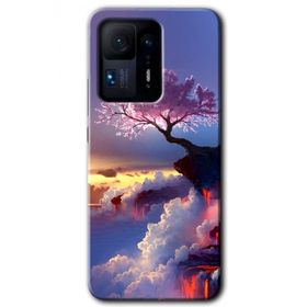 Xiaomi Mi Mix 4 Wash Red Wall Baskılı Uyumlu Silikon Kılıf