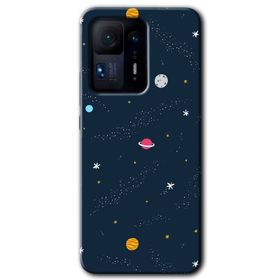Xiaomi Mi Mix 4 Yarım Mermer Baskılı Uyumlu Silikon Kılıf
