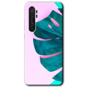 Xiaomi Mi Note 10 Lite 3D Yaprak Baskılı Uyumlu Silikon Kılıf