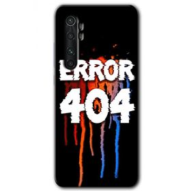 Xiaomi Mi Note 10 Lite 404 Error Baskılı Uyumlu Silikon Kılıf