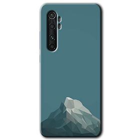 Xiaomi Mi Note 10 Lite Alone Mountain Baskılı Uyumlu Silikon Kılıf
