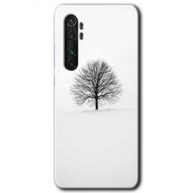 Xiaomi Mi Note 10 Lite Alone Tree Baskılı Uyumlu Silikon Kılıf