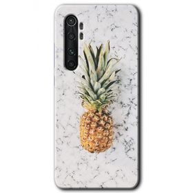 Xiaomi Mi Note 10 Lite Ananas Baskılı Uyumlu Silikon Kılıf