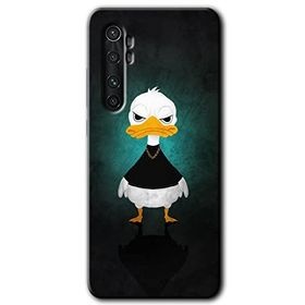 Xiaomi Mi Note 10 Lite Angry Duck Baskılı Uyumlu Silikon Kılıf
