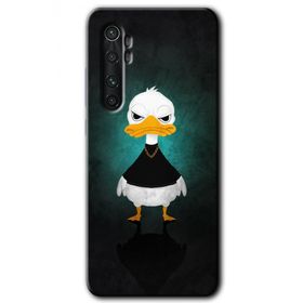 Xiaomi Mi Note 10 Lite Angry Duck Baskılı Uyumlu Silikon Kılıf