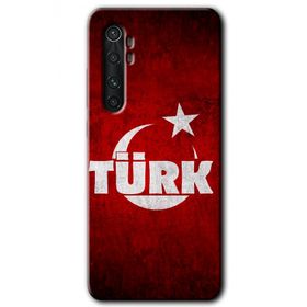 Xiaomi Mi Note 10 Lite Ayyıldız Türk Baskılı Uyumlu Silikon Kılıf