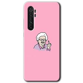 Xiaomi Mi Note 10 Lite Bad Grandmother Baskılı Uyumlu Silikon Kılıf