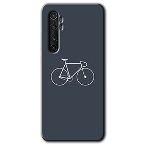 Xiaomi Mi Note 10 Lite Bike Baskılı Uyumlu Silikon Kılıf
