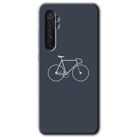 Xiaomi Mi Note 10 Lite Bike Baskılı Uyumlu Silikon Kılıf