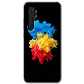 Xiaomi Mi Note 10 Lite Black 1 Baskılı Uyumlu Silikon Kılıf