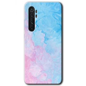 Xiaomi Mi Note 10 Lite Blue Art Baskılı Uyumlu Silikon Kılıf