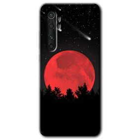 Xiaomi Mi Note 10 Lite Blur Lights Baskılı Uyumlu Silikon Kılıf