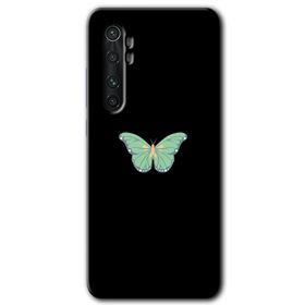Xiaomi Mi Note 10 Lite Butterfly Tree Baskılı Uyumlu Silikon Kılıf