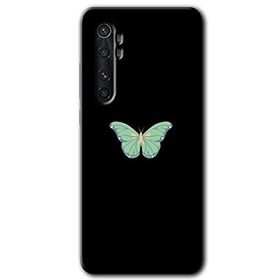 Xiaomi Mi Note 10 Lite Butterfly Tree Baskılı Uyumlu Silikon Kılıf