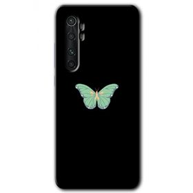 Xiaomi Mi Note 10 Lite Butterfly Tree Baskılı Uyumlu Silikon Kılıf