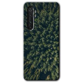 Xiaomi Mi Note 10 Lite Çam Ağacı Ormanı Baskılı Uyumlu Silikon Kılıf